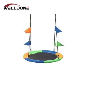 Outdoor Children EVA Soft Board / Full Bucket Toddler / Nest / Round Rectangle Platform / Disc Rope Tree Swing