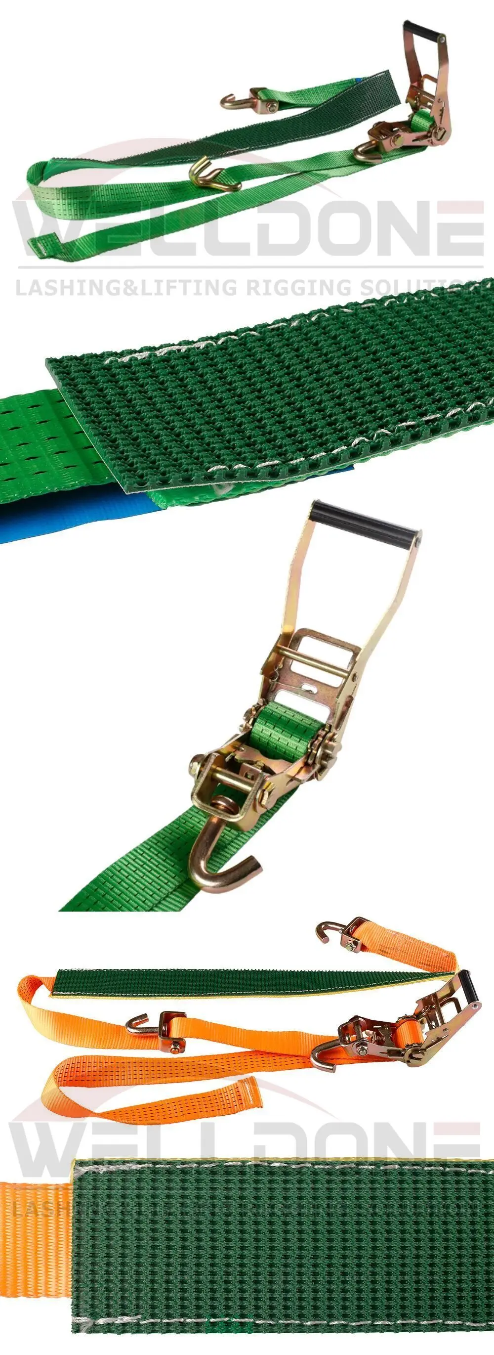 car tie down strap with tube