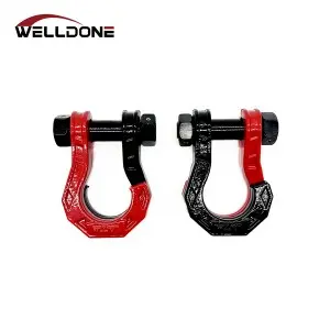 Heavy Duty Bow Towing Winch D Ring Split Shackle for off Road Vehicle Recovery