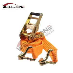 50MM 5T Short Narrow Handle Ratchet Tie Down Strap