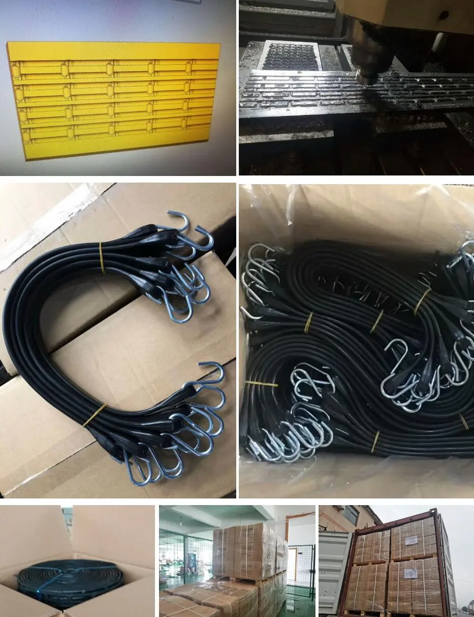 rubber tarp strap process