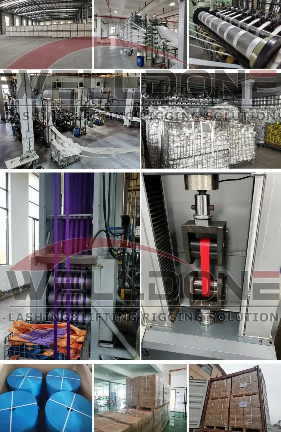 webbing material process