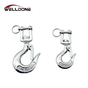304 / 316 Stainless Steel Crane Hook for Lifting