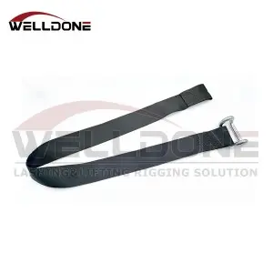 Curtain side Trailer Replacement Bottom Strap with Rave Hook