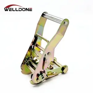2inch 50MM 3T aluminum middle handle ratchet buckle for lashing strap