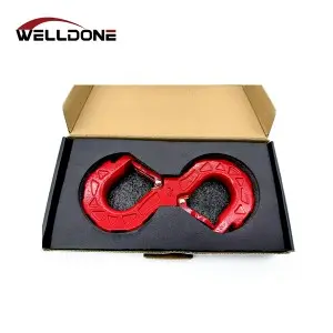 Off-road Vehicle Recovery 3/8″ Forged Alloy S Shape Towing Winch Shackle Hook 33000LBS