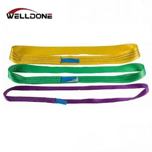 WLL 1-4T Polyester Endless Webbing Sling for Lifting