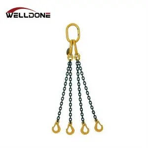 G80 Alloy Steel 1leg/2leg/3leg/4leg Lifting Chain Sling En818-4