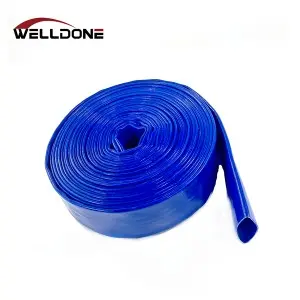 High Pressure Flexible PVC Lay Flat Hose Layflat Water Discharge Pipe for Agriculture Irrigation