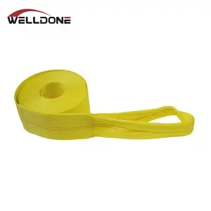 4″ Winch Strap with Twisted Sewn Loop WLL 6670LBS