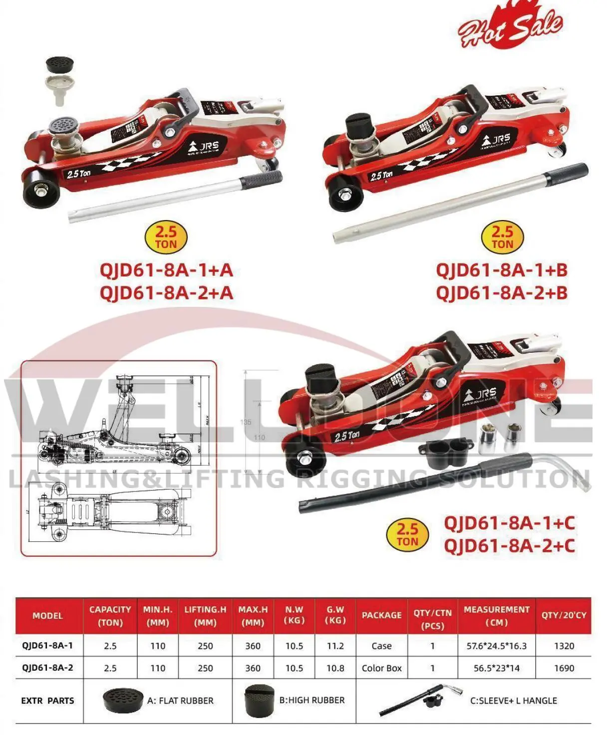 floor jack specification 8