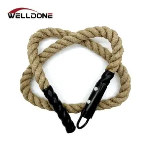 Gym Climbing Rope for Fitness & Strength Training & Home Workouts with Hook