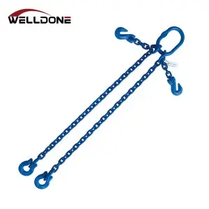 G100 Alloy Steel 1leg/2leg/3leg/4leg Lifting Chain Sling En818-4