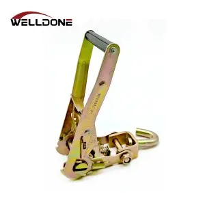 2inch 50MM 5T Ratchet Buckle with Swivel J Hook for Car Tie Down Strap