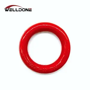 G80 Forged Round O ring / Pear Shaped Ring Master Link for Lifting