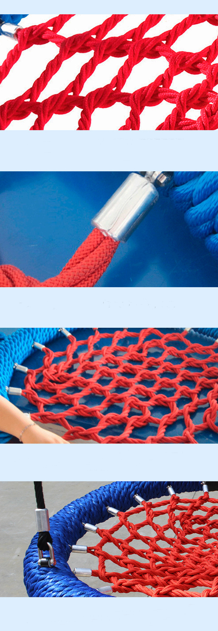 armed rope swing detail