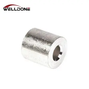 Wire rope aluminum button stop round sleeve