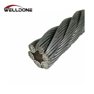 6*19+FC 6*19+IWR 6*19+IWS Galvanized Steel Wire Rope