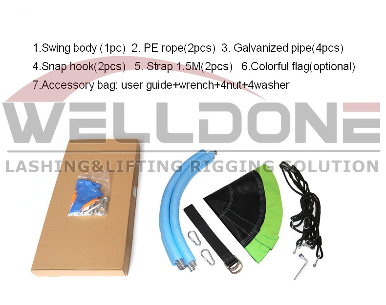 saucer swing assembly