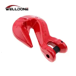 Grade 80 G80 Clevis Shortening Grab Hook with Safety Pin for Lifting