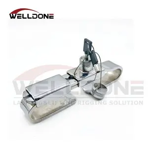 Hardened Steel Container Security Lock with Key Adjustable Truck Door Padlock