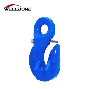 G100 Special Deep Throat Eye Grab Hook with Safety Pin for Lifting