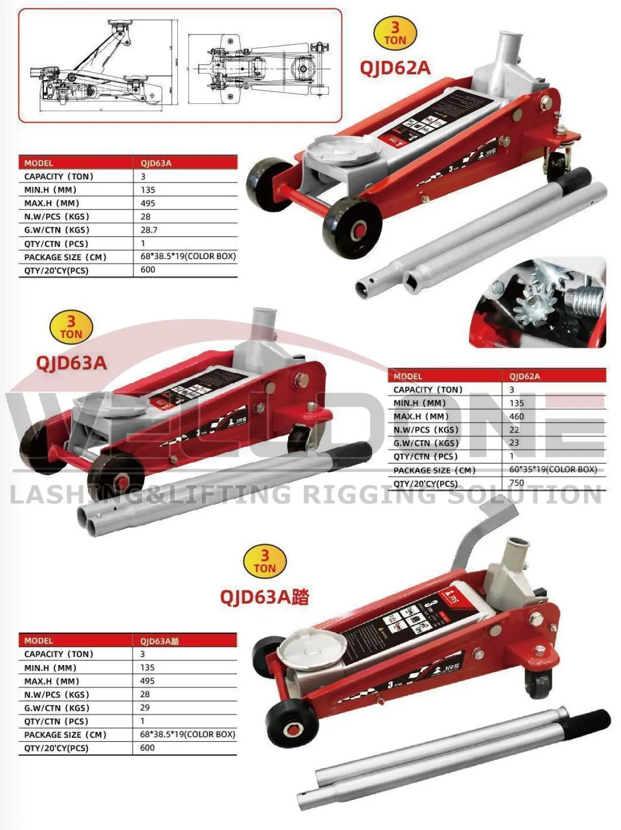 floor jack spec 11