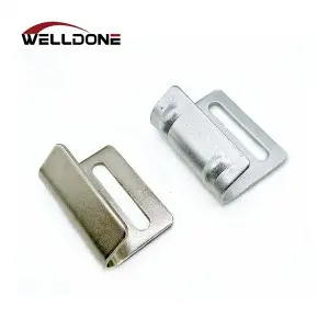 Curtain Side Truck 2inch Galvanized / Stainless Steel Flat Hook for Overcenter Buckle Strap