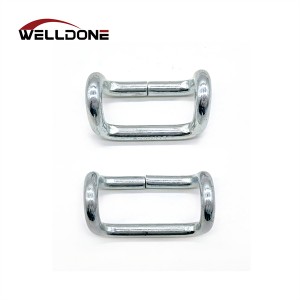 50MM Galvanized / Stainless Steel Close Rave Hook for Curtainside Overcenter Buckle Strap