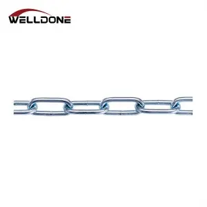 Welded Galvanized / Stainless steel DIN763 long link chain