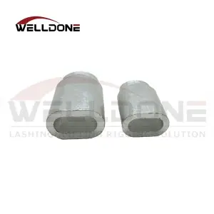 Aluminium Turnback Ferrule Sleeve for Swaging Wire Rope Sling with Inspection Hole