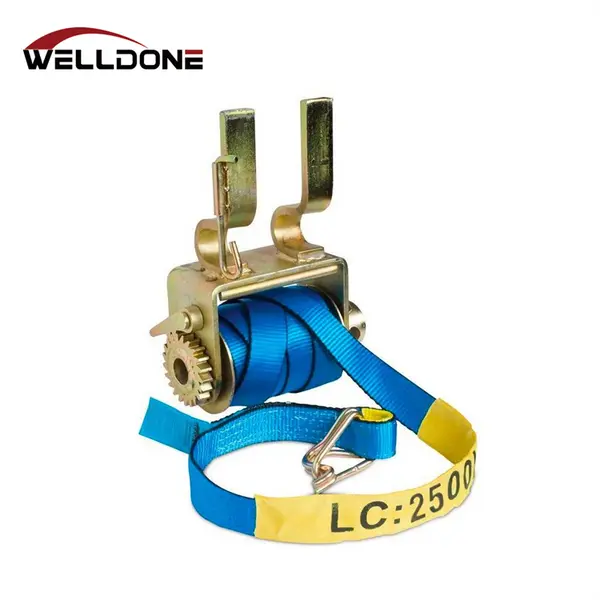 clip on winch with strap