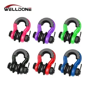 4WD Recovery Off-road 3/4 inch Towing G209 Screw Pin Forged Bow Shackle