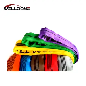 Australian Standard AS4497 WLL 1-10T Polyester Endless Round Sling Safety Factor 7:1