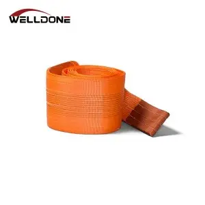 EN1492-1 WLL 12000KG 12T Polyester Flat Webbing Sling Safety Factor 7:1