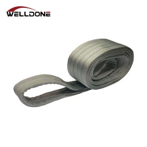 EN1492-1 WLL 4000KG 4T Polyester Flat Webbing Sling Safety Factor 7:1