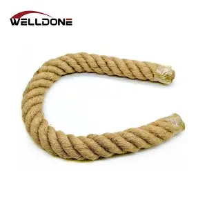 Twisted Natural Jute Rope for GYM Decoration