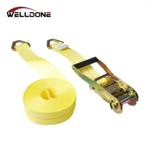 2″ 50MM Ratchet Tie Down Strap with D Delta Ring