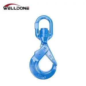 G100 Special Swivel Self Locking Hook with Bearing for Lifting