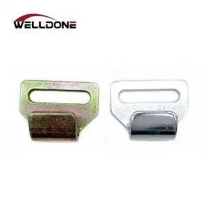 Curtain Side Truck 2inch Galvanized / Stainless Steel Flat Hook for Overcenter Buckle Strap