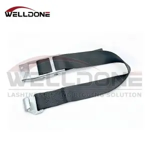 Curtainside Trailer External Curtain Strap Over Center Buckle Strap with Combi Hook