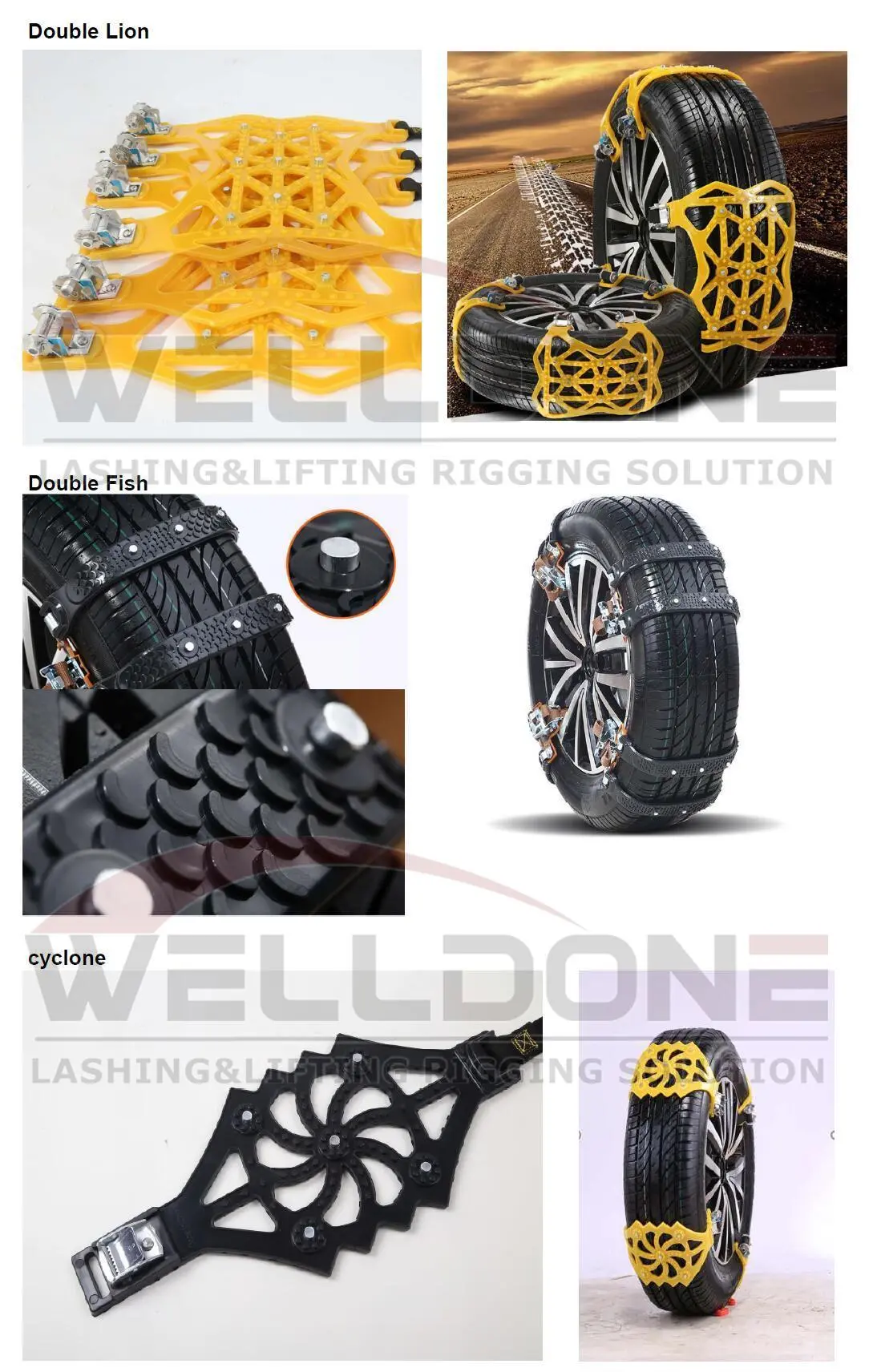 plastic snow chain specification 2