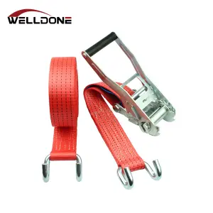 2″ 50MM 5T Ratchet Tie Down Strap with Rave Hook