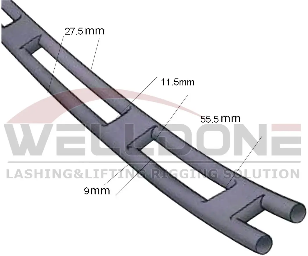 rubber ladder tie down specification