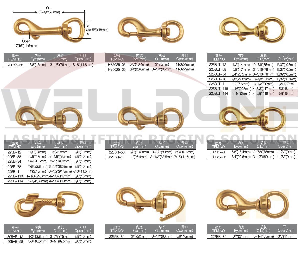 brass snap hook spec 01