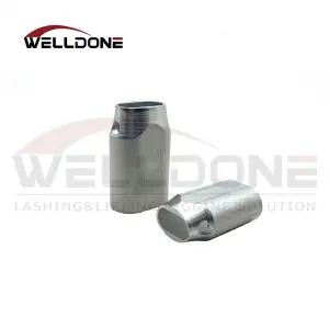 Aluminium Turnback Ferrule Sleeve for Swaging Wire Rope Sling with Inspection Hole