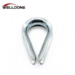Galvanized DIN6899 Type A or B Wire Rope Thimble