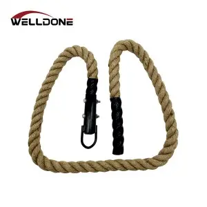 Gym Climbing Rope for Fitness & Strength Training & Home Workouts with Hook