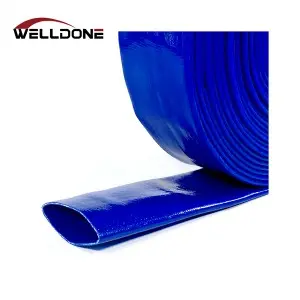 High Pressure Flexible PVC Lay Flat Hose Layflat Water Discharge Pipe for Agriculture Irrigation