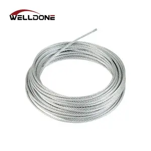 304 / 316 Stainless Steel Wire Rope 1*7/1*19/7*7/7*19 Aircraft Cable